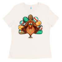 Thanksgiving Turkey Ladies Tee | Teevron