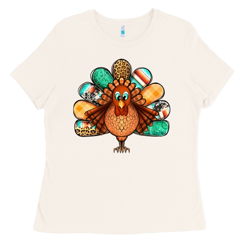 Thanksgiving Turkey Ladies Tee by Jasminsmagicworld | Teevron