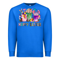 True Royal Happy Easter Coffee Cups With Bunny Premium Sweatshirt - BundleAndBundleShop