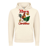 Vintage Artic merry christmas chickens Vintage Hoodie - RanaPortraitStore