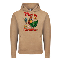 Vintage Coffee merry christmas chickens Vintage Hoodie - RanaPortraitStore