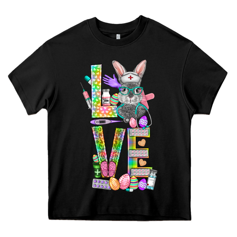 Love Easter Nurse Heavy Core Tee by NancyCooperArtShop | Teevron