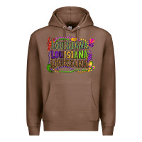 Chestnut louisiana louisiana louisiana mardi gras Premium Hoodie - OliviaCreatesArt