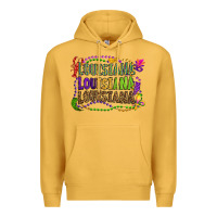 Mustard louisiana louisiana louisiana mardi gras Premium Hoodie - OliviaCreatesArt