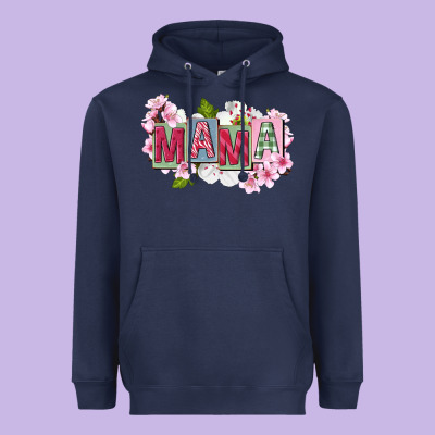 Mother's Day Mama Heavyweight Hoodie Designed By Fadigitalartstudio