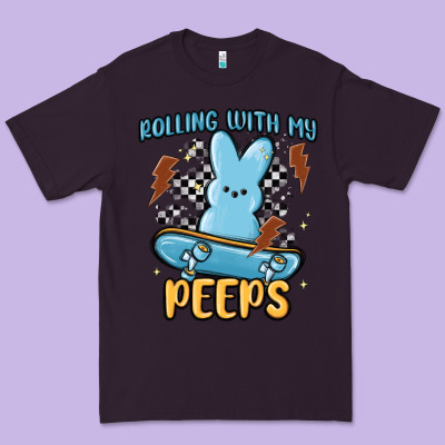 Skateboard Bunny Premium Tee Designed By Maliassmallbusiness