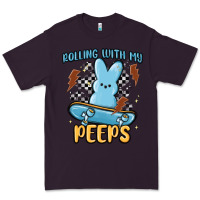 Plum skateboard bunny Premium Tee - MaliasSmallBusiness