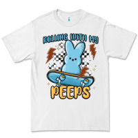 White skateboard bunny Premium Tee - MaliasSmallBusiness