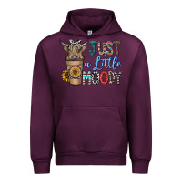 Mauve Wine just a latte moody Urban Hoodie - CowhideDigitalArt