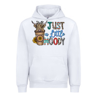 White just a latte moody Urban Hoodie - CowhideDigitalArt