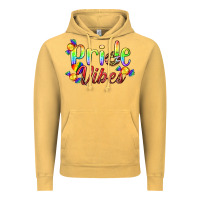 Vintage Mustard Pride Vibes LGBTQ Vintage Hoodie - BundleAndBundleShop