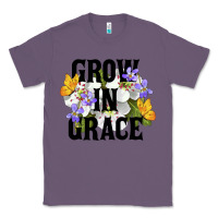 Lavender Grow In Grace Classic Tee - LillyAllenDesigns