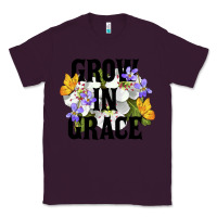 Plum Grow In Grace Classic Tee - LillyAllenDesigns