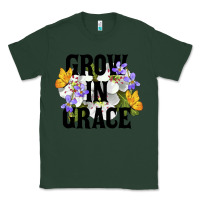 Sports Green Grow In Grace Classic Tee - LillyAllenDesigns