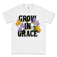 White Grow In Grace Classic Tee - LillyAllenDesigns