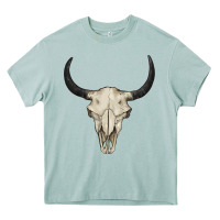 Arona bull skull Heavy Core Tee - BarkalooDesign