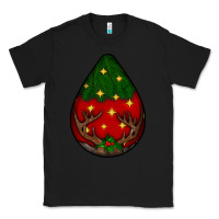 Black Christmas  teardrop Classic Tee - BundleAndBundleShop