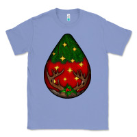 Colony Blue Christmas  teardrop Classic Tee - BundleAndBundleShop