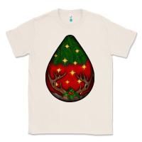 Natural Christmas  teardrop Classic Tee - BundleAndBundleShop
