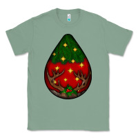 Sage Christmas  teardrop Classic Tee - BundleAndBundleShop
