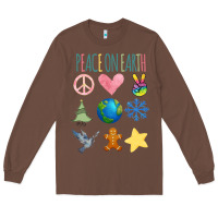 Chestnut PEACE ON EARTH Long Sleeve Tee - Bettercallsaul