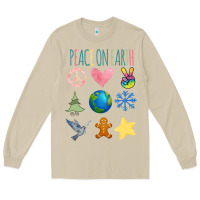 Mushroom PEACE ON EARTH Long Sleeve Tee - Bettercallsaul