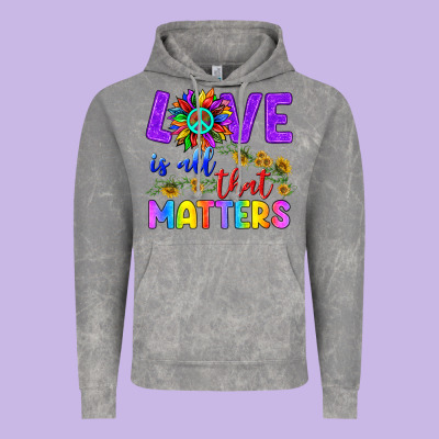 Love İs All That Matters Vintage Hoodie Designed By Bundleandbundleshop