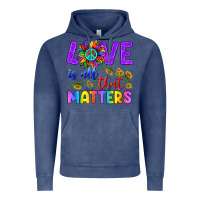 Vintage Denim Love İs All That Matters Vintage Hoodie - BundleAndBundleShop