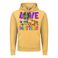 Vintage Mustard Love İs All That Matters Vintage Hoodie - BundleAndBundleShop