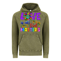 Vintage Olive Love İs All That Matters Vintage Hoodie - BundleAndBundleShop