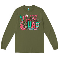 Army Green nurse squad Long Sleeve Tee - RanaPortraitStore