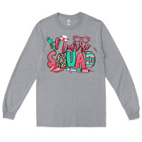 Heather Grey nurse squad Long Sleeve Tee - RanaPortraitStore