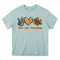 Arona peace love thanksgiving Heavy Core Tee - BarkalooDesign