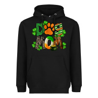 Black St. Patricks Dog Mom Heavyweight Hoodie - FaDigitalArtStudio