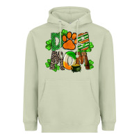 Matcha St. Patricks Dog Mom Heavyweight Hoodie - FaDigitalArtStudio