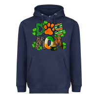 Navy St. Patricks Dog Mom Heavyweight Hoodie - FaDigitalArtStudio