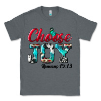 Charcoal Heather Choose Joy Classic Tee - BundleAndBundleShop