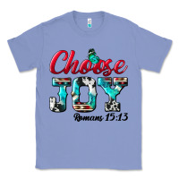 Colony Blue Choose Joy Classic Tee - BundleAndBundleShop