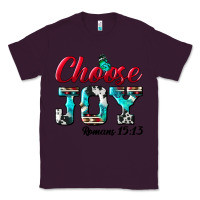 Plum Choose Joy Classic Tee - BundleAndBundleShop