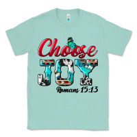 Seafoam Choose Joy Classic Tee - BundleAndBundleShop