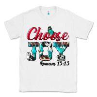 White Choose Joy Classic Tee - BundleAndBundleShop