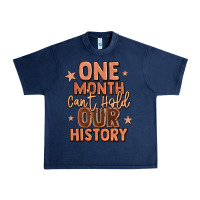 Navy one month can't hold our history Urban Heavy Tee - LillyAllenDesigns