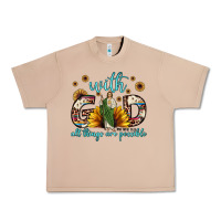 Burro with god all things are possible matthew 19 26 Urban Heavy Tee - JahusDesignShop