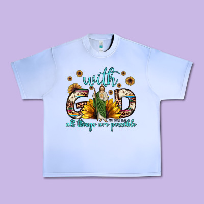 With God All Things Are Possible Matthew 19 26 Urban Heavy Tee Designed By Jahusdesignshop