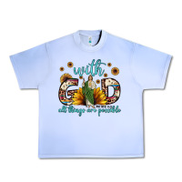 Grape Ice with god all things are possible matthew 19 26 Urban Heavy Tee - JahusDesignShop
