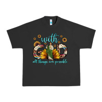 Pigment Black with god all things are possible matthew 19 26 Urban Heavy Tee - JahusDesignShop