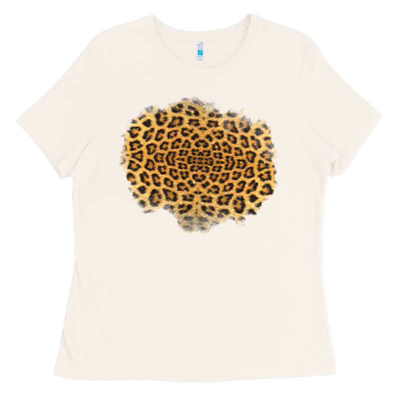 Leopard Patch Ladies Tee by Jasminsmagicworld | Teevron