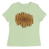 Matcha leopard patch Ladies Tee - Jasminsmagicworld