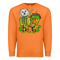 Carrot lucky dog St. Patrick's Premium Sweatshirt - FaDigitalArtStudio
