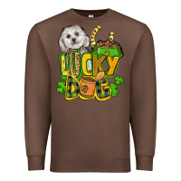 Chestnut lucky dog St. Patrick's Premium Sweatshirt - FaDigitalArtStudio